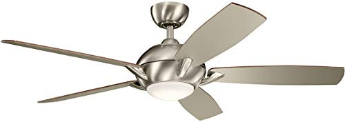 Kichler Geno LED 54in. Fan Brushed Stainless Steel 330001BSS