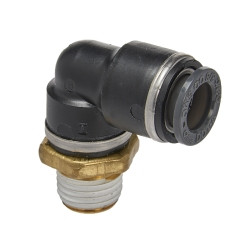 S.U.R. and R Auto Parts SRRABE330 Male Elbow 3/8 IN Tube X 1/4 IN NPT (2)