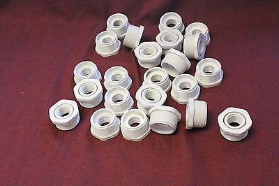 SPEARS 439-210 1-1/2" x 3/4" PVC SCH 40 Mpt x FPT Bushing ( Lot of 23 ) New