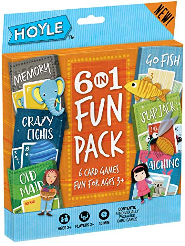Hoyle JKR1036723 Child Card Games: 6 in 1 Fun Pack