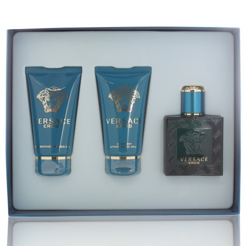VERSACE GSMVERSACEEROS3PC1.7 EROS by 3 PIECE GIFT SET - 1.7 OZ EAU DE TOILETTE SPRAY, 1.7 OZ SHOWER GEL, 1.7 OZ AFTER SHAVE BALM MEN GIFT SET 2012