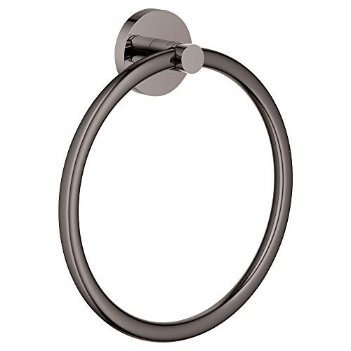 Grohe Essentials Towel Ring Hard Graphite 40365A01