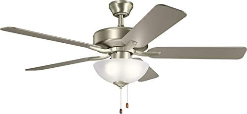 Kichler 52in. Basics Pro Select Fan Brushed Nickel 330017NI