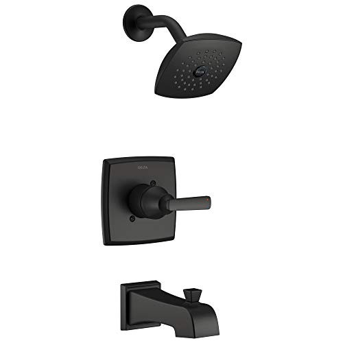 Delta Ashlyn Monitor 14 Series Tub and Shower Trim - Matte Black T14464BL