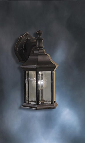 KICHLER 9776BK Lighting Chesapeake Outdoor Sconce, Black