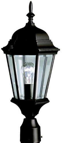 KICHLER 9956BK , Madison, Outdoor Post, 150 Watts, Black
