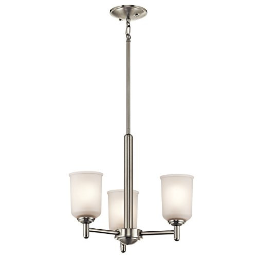 KICHLER 43670NI  Three Light Mini Chandelier