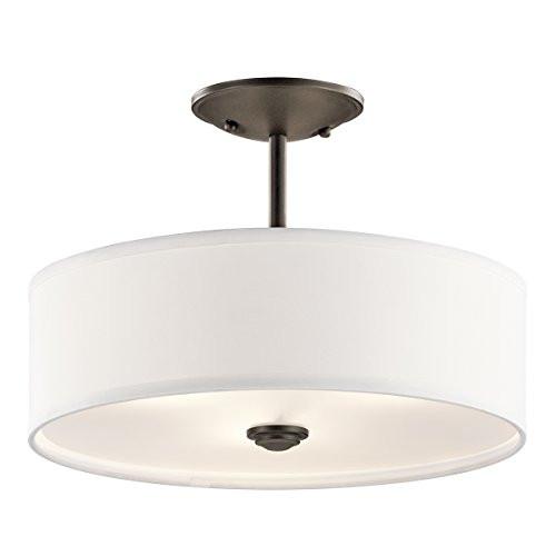 KICHLER 43675OZ  One Light Semi Flush Mount