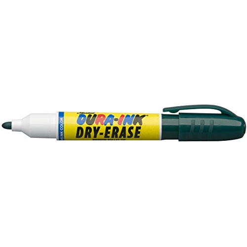 MARKAL 434-96573 DURA-INK DRY ERASE MARKERS GREEN