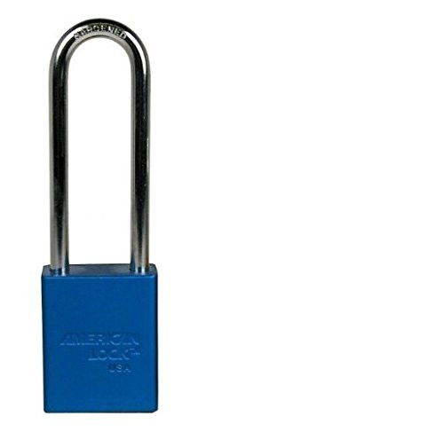 AMERICAN LOCK 045-A1107BLU ALUMINUM PADLOCK - BLUE3 SHACKLE