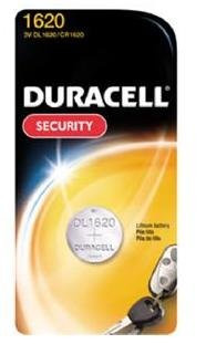 DURACELL 243-DL1620BPK 3.0 VOLT LITHIUM BATTERY(1 EA/PK)