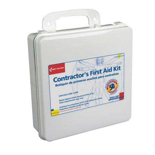 FIRST AID ONLY 579-9303-50P 50 PERSON  237 PIECE BULK CONTRACTORS KIT