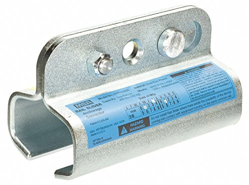 MSA 454-SFPRS6000 RAIL SLIDER STEEL GALV 80-136# (SILVER)