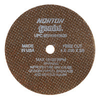 NORTON 547-66243510630 E2279811 4X.035X3/8 GEMINI CUTOFF WHEEL FREE