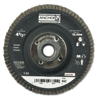 ANCHOR BRAND 102-41345 4-1/2 29 ANGLED 7/8 AH60Z FLAP DISC