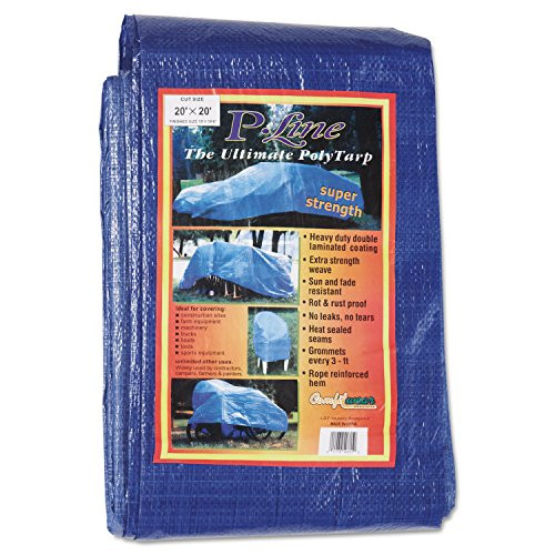 ANCHOR BRAND 101-2020-TARP ANCHOR 11017 20 X 20 POLY TARP WOVEN LAMIN