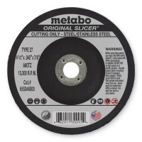 METABO 469-55346 4-1/2X.045X7/8 TYPE 27SLICER WHEEL A60TZ GRIT