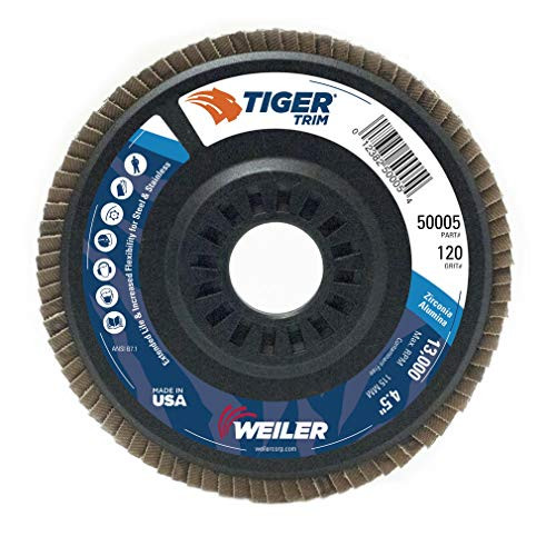 WEILER 804-50002 4-1/2 X7/8 TYPE 29 STYLE GRINDING WHEEL 40 GRIT