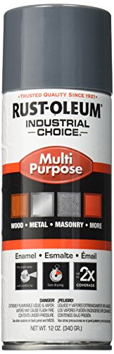 RUST-OLEUM 647-202214 MACH. GRAY IND. CHOICE SPRAY PNT. 12 FL. OZ