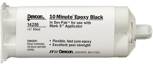 DEVCON 230-14255 DV 10 MINUTE EPOXY BLACK50 ML