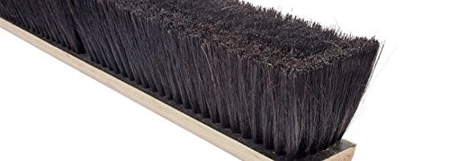 MAGNOLIA BRUSH 455-1724LH 24 STEEL WIRE/BLACK TAMPICO CTR. FLOOR BRUSH