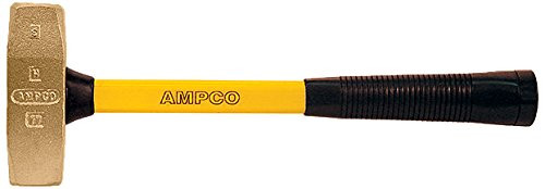 AMPCO SAFETY TOOLS 065-H-17FG 3.5 DOUBLE FACE ENG. HAMMER W/FBG. HANDLE