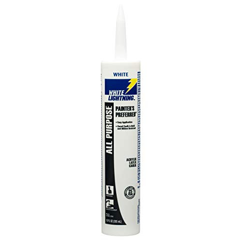 WHITE LIGHTNING 425-W13000010 10 OZ LATEX CAULK PAINTERS PREFERRED