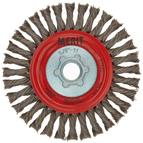 NORTON 547-69936606277 WIRE WHEEL- STR BD KNOT4X .020 X 5/8-11