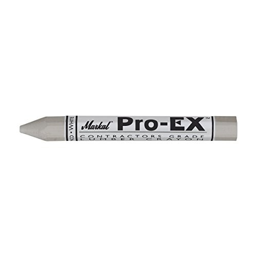 MARKAL 434-80380 MA WHITE PRO-EX EXTRUDEDLUMBER CRAYON