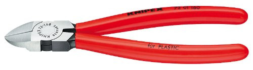 KNIPEX 414-7201160 6-1/4 DIAGONAL FLUSH CUTTERS FOR PLASTICS