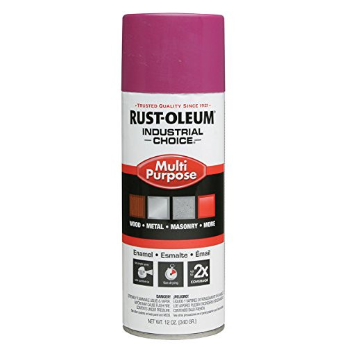 RUST-OLEUM 647-1670830 12OZ. GLOSS SAFETY PURPLE IND.CHOICE PAINT