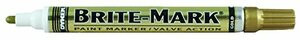DYKEM 253-84051 BRITE-MARK PAINT PEN MEDIUM TIP GOLD