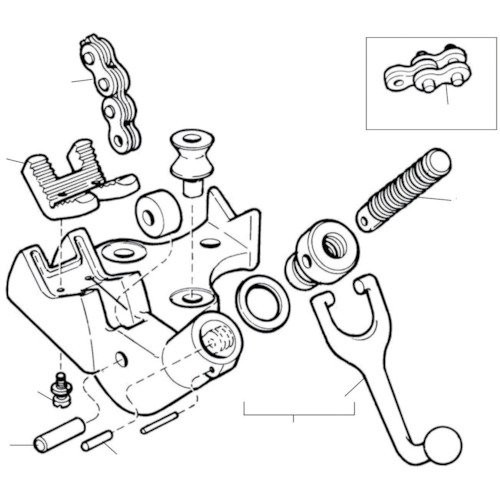 RIDGE R41085 Ridge Bench Chain Vise Replacement Jaw