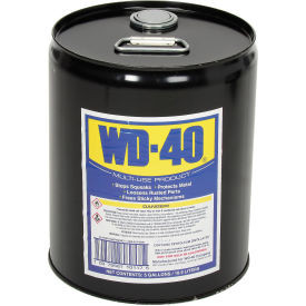 WD-40 641181 Open Stock Lubricants, 5 gal, Canister, Light Amber