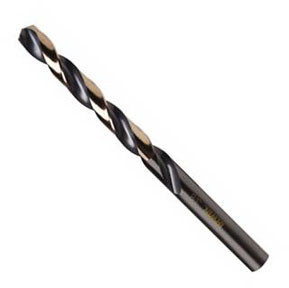 Vise Grip AHN-3019017B Irwin Hanson Drl 10.1094 Bg Jl 135 ft. Bulk Black and Gold Hss Fractional Straight Shank Jobber Length Drill Bits44 10.1094 in.