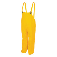 RIVER CITY 611-200BPX2 CLASSIC .35MM PVC/POLY BIB OVERALL W/FLY YELLOW