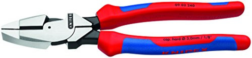 KNIPEX 414-0902240SBA HIGH LEVERAGE LINEMAN NEW ENGLAND HEADCOMFORT GR