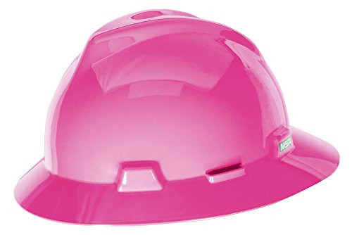 MSA 454-10156373 HAT V-GD RATCHET HOT PINK PMS 232C