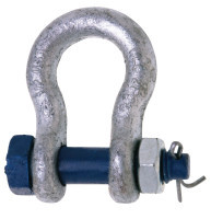 CAMPBELL 193-5392035 999 1-1/4 12T ANCHOR SHACKLE W/SAFE PIN CARBON