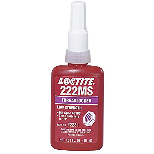 LOCTITE 442-135334 50-ML THREADLOCKER 222MSLOW/STRENGTH/SMALL SCREW