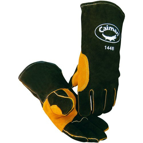 CAIMAN 607-1448 WELD GLOVE BLK FOAM INS