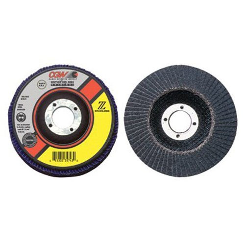 CGW Abrasive 421-31092 4-1/2X7/8 ZS-40 T27 XL STAINLESS FLAP DISC