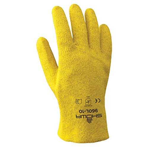 SHOWA 845-960XL-11 DISPOSE PVC FULLY COATED- YELLOW- SEA DZ6
