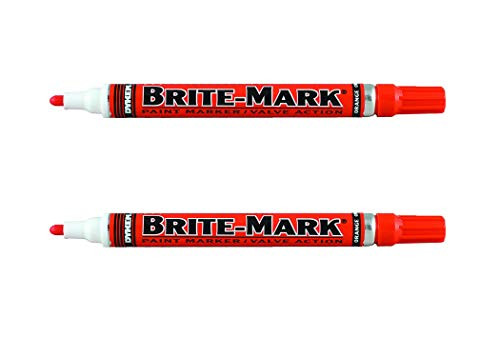 DYKEM 253-84005 BRITE-MARK PAINT PEN MEDIUM TIP ORANGE