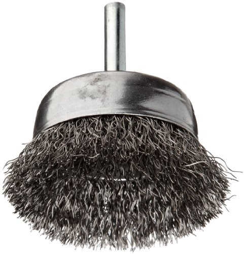 WEILER 804-14306 UC-2 2 CRIMPED WIRE CUPBRUSH- .0118- 1/4 STEM