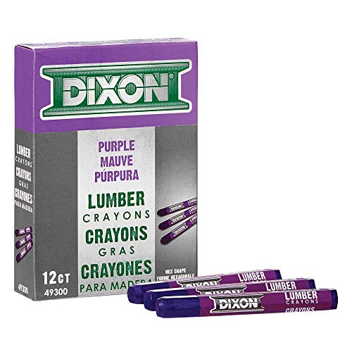 DIXON TICONDEROGA 464-49300 493 PURPLE LUMBER CRAYONS