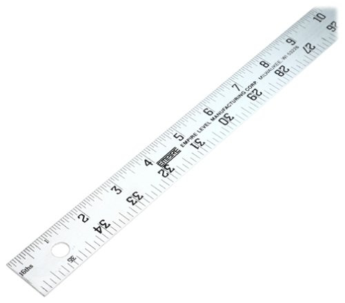 EMPIRE LEVEL 272-403 36 ALUMINUM STRAIGHT EDGE LIGHTWEIGHT