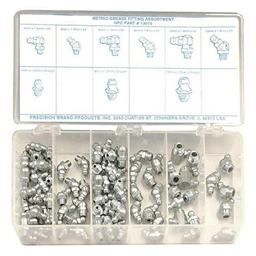 PRECISION BRAND 605-13975 METRIC GREASE FITTING ASSORTMENT