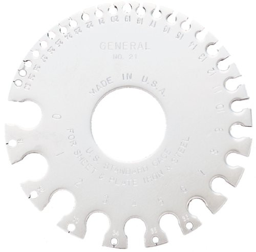 General Tool 318-21 22041 SHEET METAL GAGE