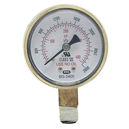 BEST WELDS 900-B2400 BW 2X400 BRASS REPLACEMENT GAUGE